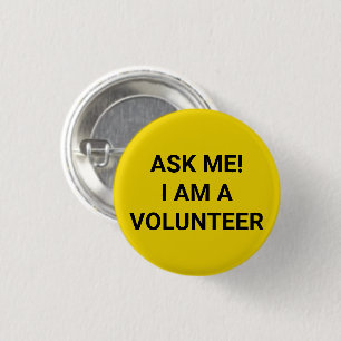 Vraag me dat ik een zwarte speldknop ben van de vr ronde button 3,2 cm