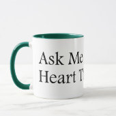 Vraag me hart mok (Links)