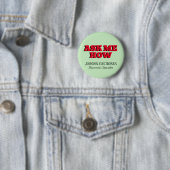 Vraag Me Hoe Aangepaste Bedrijfsmerknaam Ronde Button 5,7 Cm (In situ)