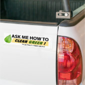 Vraag me hoe bumpersticker (Op Truck)