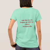 Vraag me hoe ik moet volgen... t-shirt (Achterkant)