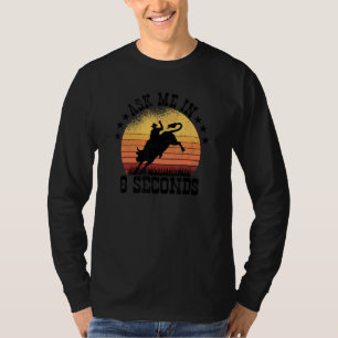 Vraag me in acht seconden naar Rodeo Barrel Racing T-shirt