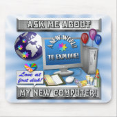 VRAAG ME! ~ Mousepad Muismat (Voorkant)