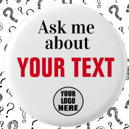 Vraag me naar Aangepaste Button