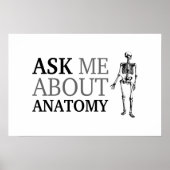 Vraag me naar Anatomie Poster (Voorkant)