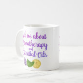 Vraag me naar Aromatherapie Essential Oils Busines Koffiemok (Voorkant links)