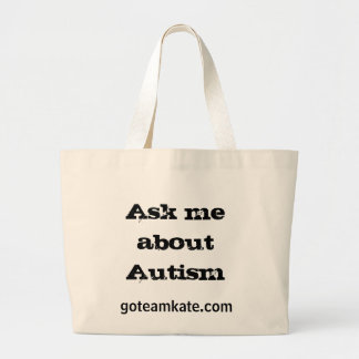 Vraag me naar Autism Canvas tas