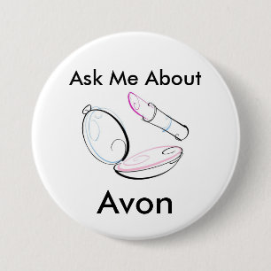 Vraag me naar Avon - Ronde Button