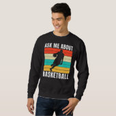 Vraag me naar Basketball Trui (Voorkant volledig)