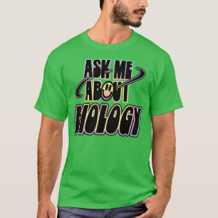 Vraag me naar Biologie T-shirt