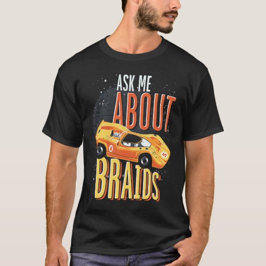 Vraag me naar Braids T-shirt (Voorkant)