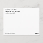 Vraag me naar Briefkaart onroerend goed (Achterkant)