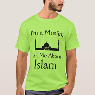 Vraag me naar de islam t-shirt