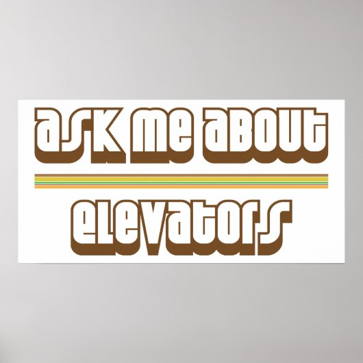 Vraag me naar Elevators Poster (Voorkant)