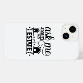 Vraag me naar Estate Case-Mate iPhone Case (Achterkant (horizontaal))