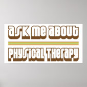 Vraag me naar fysieke therapie poster (Voorkant)