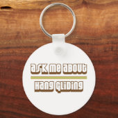 Vraag me naar Hang Gliding Sleutelhanger (Voorkant)