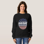 Vraag me naar het T-shirt van de tussenpersoon van (Voorkant volledig)