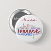 Vraag me naar Hypnosis Button (Voorkant /achterkant)