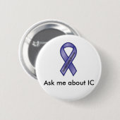 Vraag me naar IC Ronde Button 5,7 Cm (Voorkant /achterkant)