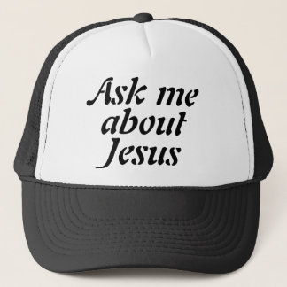 Vraag me naar Jezus Baseball/Truckers Pet