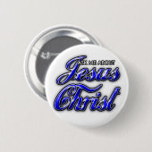 Vraag me naar Jezus Christus Ronde Button 5,7 Cm (Voorkant /achterkant)