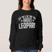 Vraag me naar Leopard Leopard Trui (Voorkant)