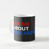 Vraag me naar Medicare Koffiemok (Voorkant links)