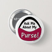 Vraag me naar mijn aankoop ronde button 5,7 cm (Voorkant /achterkant)