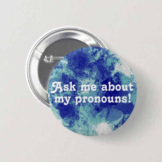 Vraag me naar mijn aanpasbare Button voor randnumm (Voorkant /achterkant)