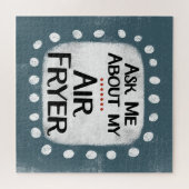 Vraag me naar mijn airfryer puzzel (Horizontaal)