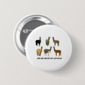 Vraag me naar mijn alfaba ronde button 5,7 cm (Voorkant /achterkant)