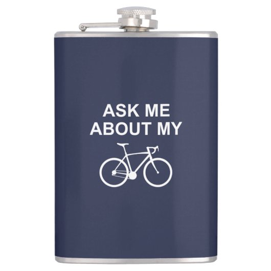 Vraag me naar mijn bike heupfles (Voorkant)