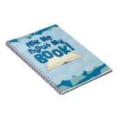 Vraag me naar mijn boek alsjeblieft. notitieboek (Rechterzijde)