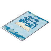 Vraag me naar mijn boek alsjeblieft. notitieboek (Linkerzijde)
