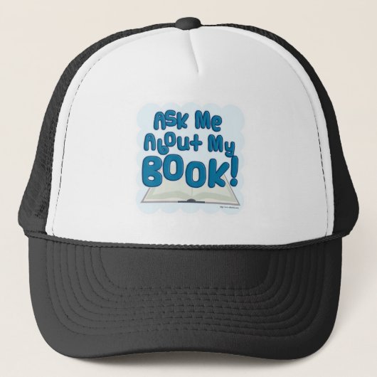 Vraag me naar mijn boek! Fun Style Trucker Pet (Voorkant)