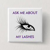 Vraag me naar mijn Button Lashes (Voorkant)