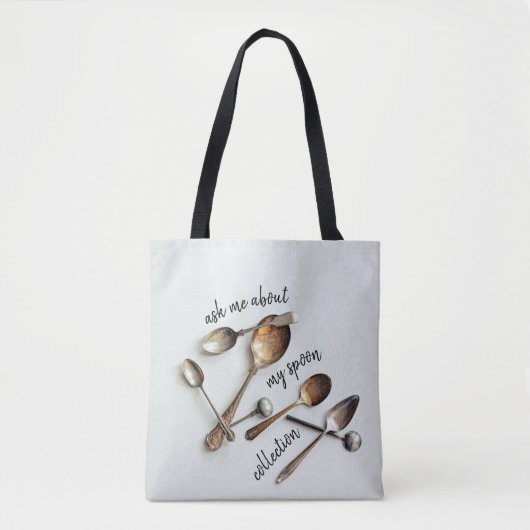 Vraag me naar mijn Collectie Tote Bag (Voorkant)