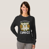 Vraag me naar mijn Corgi T-shirt (Voorkant volledig)