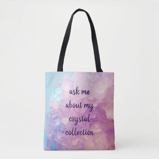 Vraag me naar mijn Crystal Collectie Tote Bag (Voorkant)