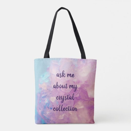 Vraag me naar mijn Crystal Collectie Tote Bag (Achterkant)