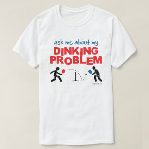 Vraag me naar mijn denkkende probleem Pickleball S T-shirt