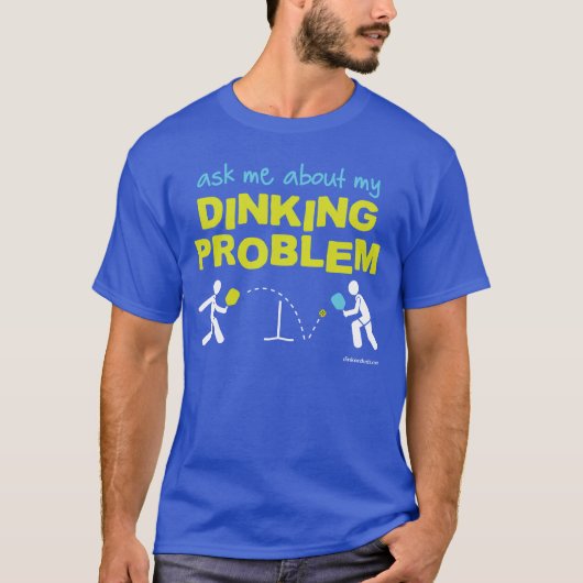 Vraag me naar mijn denkkende probleem Pickleball S T-shirt (Voorkant)