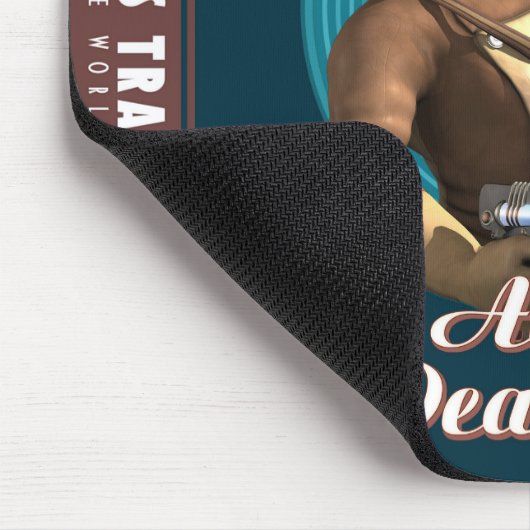 "Vraag me naar mijn dode Ray!" Muismat (Hoek)