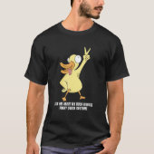 Vraag me naar mijn Duck Disguise Rubber Duck T-shirt (Voorkant)