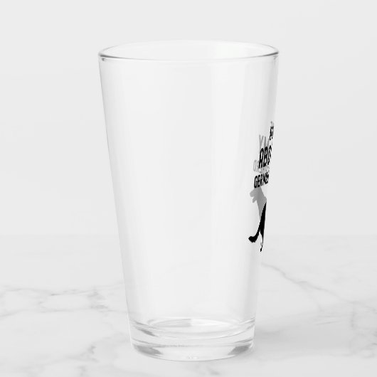 Vraag me naar mijn Duitse herder Glas (Rechts)