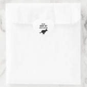 Vraag me naar mijn Duitse herder Hart Sticker (Tas)