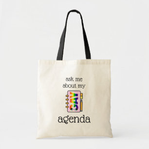 Vraag me naar Mijn eBay-agenda Tote Bag