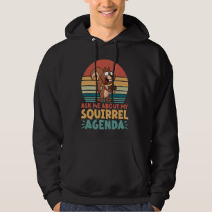Vraag me naar mijn eekhoorn agenda eekhoorn hoodie