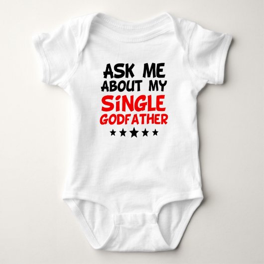 Vraag me naar mijn eenzame vader romper (Voorkant)